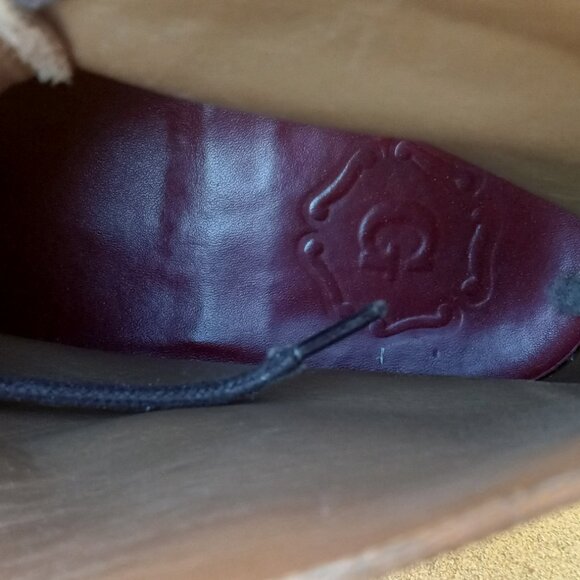 Grenson England Tan Oxford Brogue Boots SIZE 9 (UK), 9.5 (US) - Picture 14 of 15